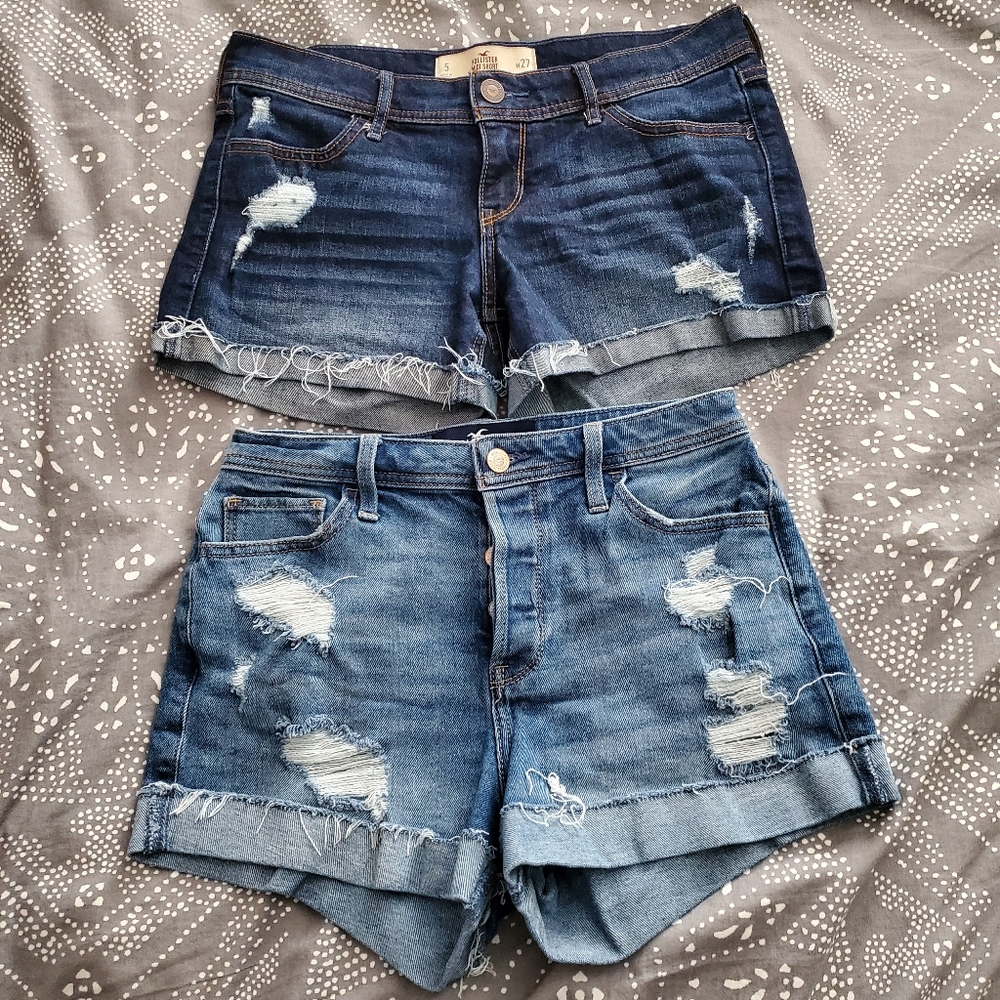 Donating end of December! Bundle of 2 vintage style Hollister Shorts